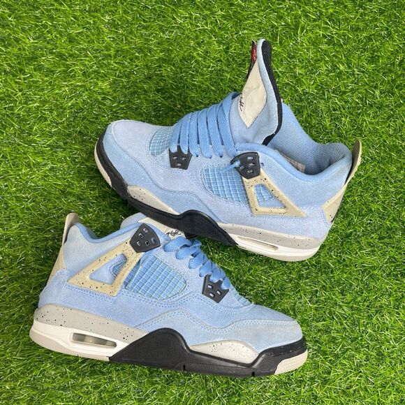 Air Jordan 4 Retro University Blue Size Women’s 6.5 - Picture 1 of 7